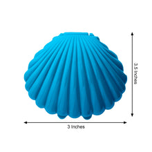 Set Of 12 3.5 Inch Blue Seashell Gift Boxes