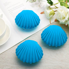 3.5 Inch Blue Seashell Gift Boxes 12 Pack