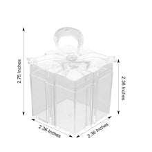 Pack of 12 Clear Mini Crown Fillable Favor Gift Candy Treat Containers 3 Inch
