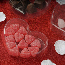 Clear Heart Shaped Favor Box - Set of 25#whtbkgd
