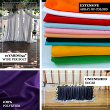 Purple Polyester 54 Inch x 10 Yards Fabric Bolt