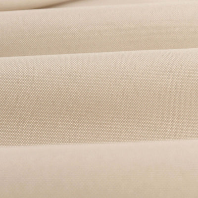 Beige textured fabric close-up showing fine weave details.