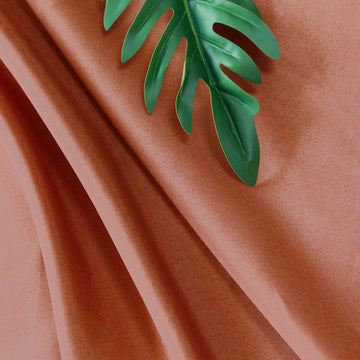 Unleash Your Creativity with the Terracotta (Rust) Polyester Fabric Bolt