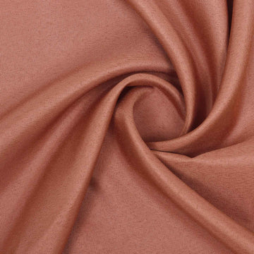 Elevate Your Event Décor with the Terracotta (Rust) Polyester Fabric Bolt