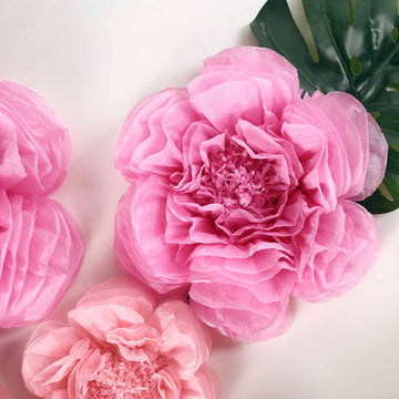 Create a Captivating Display with Fuchsia Peony Paper Flowers