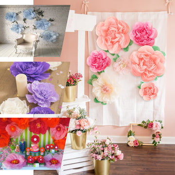 Elevate Your Event Decor with Pink Peony 3D Paper Flowers Wall Decor