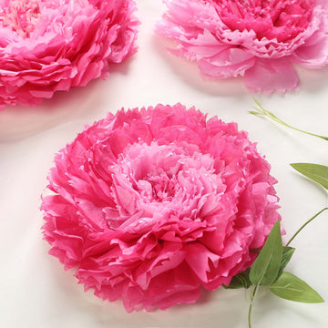 Create a Whimsical Atmosphere with Pink Carnation Paper Flowers