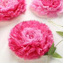 6 Multi Size Pack | Carnation Pink/Fuchsia 3D Wall Flowers Giant Tissue Paper Flowers - 12",16",20"