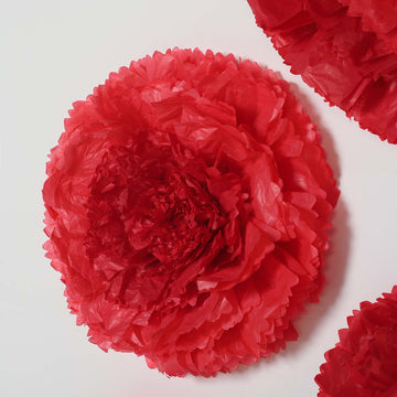 Versatile and Stunning Red Giant Carnation 3D Paper Flowers