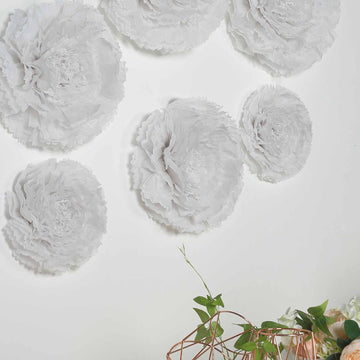 Elevate Your Event Decor with White Carnation Paper Flowers