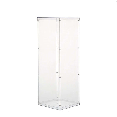 Clear acrylic display case for showcasing collectibles or trophies.