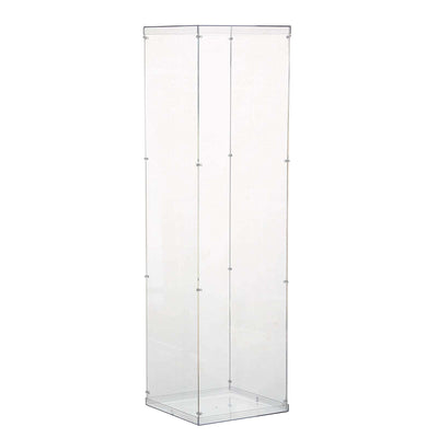 Clear acrylic display case for showcasing collectibles or merchandise