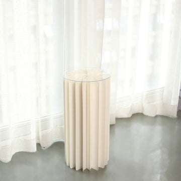 Versatile and Lightweight Display Column Stand for Weddings and Parties