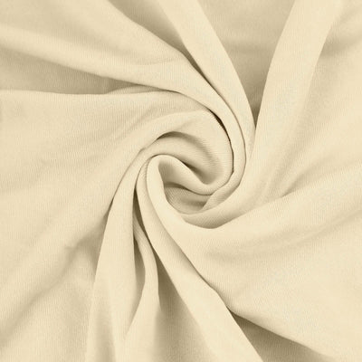 Beige fabric texture in a spiral pattern for design inspiration.