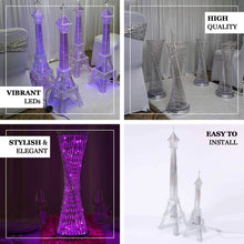 Metal Color Changing Eiffel Tower Columns 3.5 Feet LED