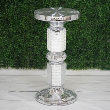 Make a Style Statement with Our Mirror Mosaic Centerpiece