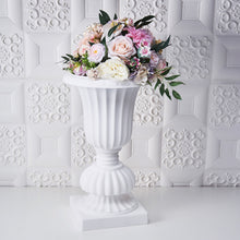 2 Pack Of 20 Inch White PVC Urn Planters