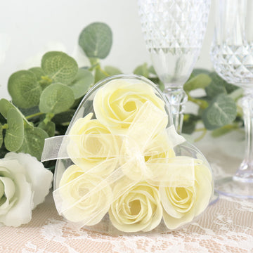 Ivory Scented Rose Soap Party Favors: Add Elegance and Fragrance to Your Event Decor