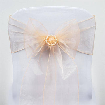 Create Unforgettable Memories with Sheer Organza Chair Sashes