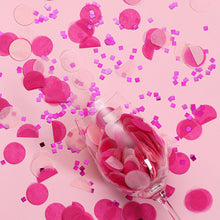 18 Grams of Pink Theme Foil Tissue Paper and Foil Balloon & Table Confetti Mix in 1 Bag