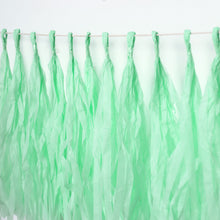 12 Pack Mint Tissue Paper Tassel Garlands Pre Tied Hanging Fringe Party Streamer Backdrop Decor#whtbkgd