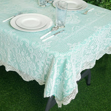 54"x72" Premium Lace Ivory Rectangular Oblong Tablecloth