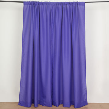 Add Elegance to Your Event with Purple Polyester Drapery Panels