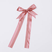 50 Pcs 10 Inch Dusty Rose Satin Ribbon Bows With Gold Foil#whtbkgd