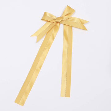Add Glamour to Your Decor with Gold Pre Tied Ribbon Bows