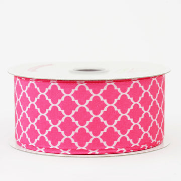 Add a Pop of Color with Fuchsia Grosgrain Ribbon