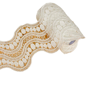 Elegant White Crochet Lace Ribbon for Stunning Event Decor