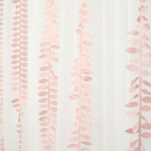 50ft | 4inch Dusty Rose Leaf Petal Taffeta Ribbon Sash, Artificial DIY Fabric Garlands