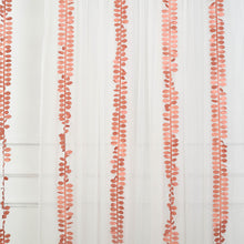 Terracotta (Rust) Leaf Petal Taffeta Ribbon Sash, Artificial DIY Fabric Garlands 50ft