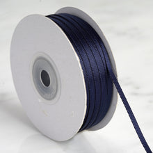 100 Yards 1 By 8 Inch Navy Blue Ribbon In Satin 