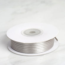 Silver Single Face Ribbon In Satin 100 Yards 1 By 16 Inch#whtbkgd