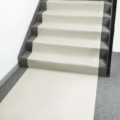 Stairway carpet runner on stairs for protection and style.
