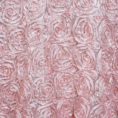 Textured pink rose fabric background for crafts and decor.