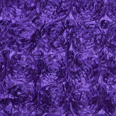 Purple satin rose fabric texture for crafts and decorations.