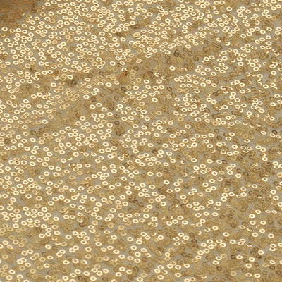 Gold sequin fabric texture, shimmering and reflective.