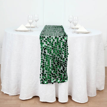 Unleash the Magic with Big Payette Sequin Table Runner