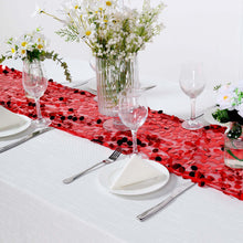 13x108inch Red Big Payette Sequin Table Runner