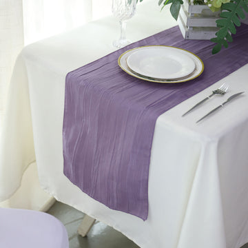 Create Unforgettable Memories with the Violet Amethyst Table Runner