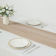 Beige Cheesecloth Table Runner 10 Feet