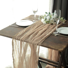 Beige Table Runner 10 Feet Cheesecloth