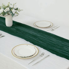 10 Feet Cheesecloth Hunter Emerald Green Cheesecloth Table Runner