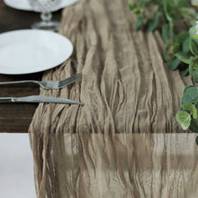 Gauze Cheesecloth Boho Table Runner in Natural 10 Feet