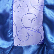 Organza Table Runner Satin Embroidered Sheer 14 Inch x 108 Inch Royal Blue