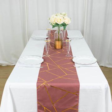 Elevate Your Table with the Cinnamon Rose Table Runner