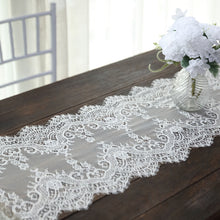 Vintage Classic Lace Table Runner In Ivory 15 Inch x 117 Inch