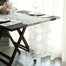 Ivory 15 Inch x 117 Inch Lace Table Runner